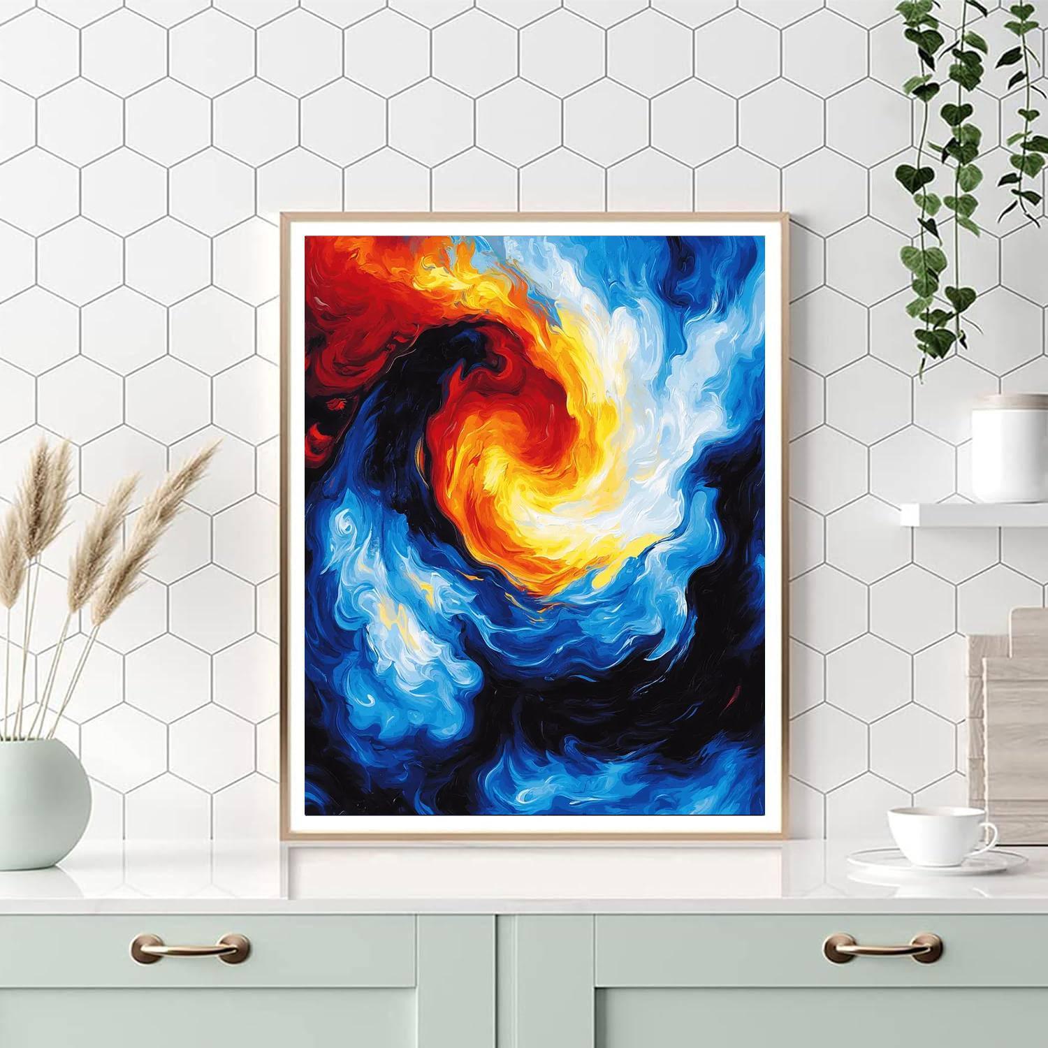 Caravaggio Inspired Dreamscape Abstraction  Numbered Painting Kits