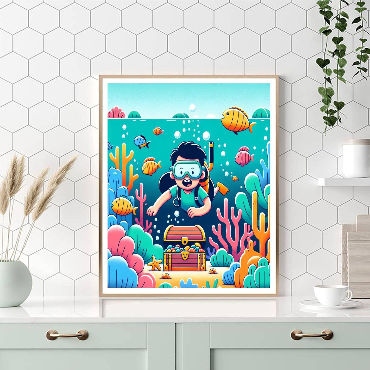 Underwater Mystery Adventure Paint By Number