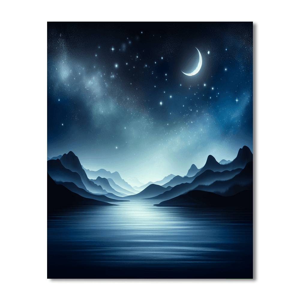Starlit Nightscape Numbered Painting Kits