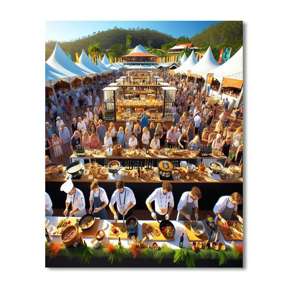 Noosa Food And Wine Festival - Australia DIY Paint By Numbers