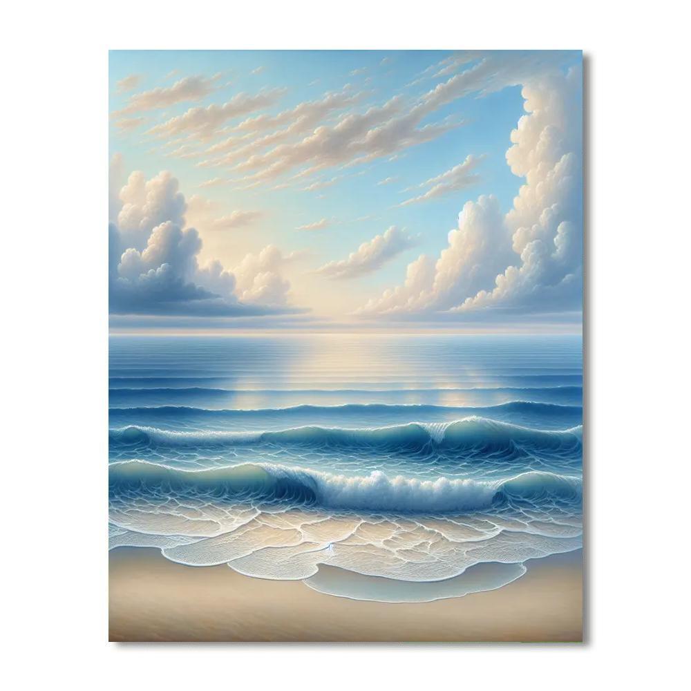 Ocean Serenity Retreat Painting Number Kit