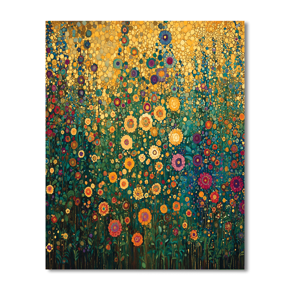 Gustav Klimt Inspired Mystic Flora  Paint By Numbers Art