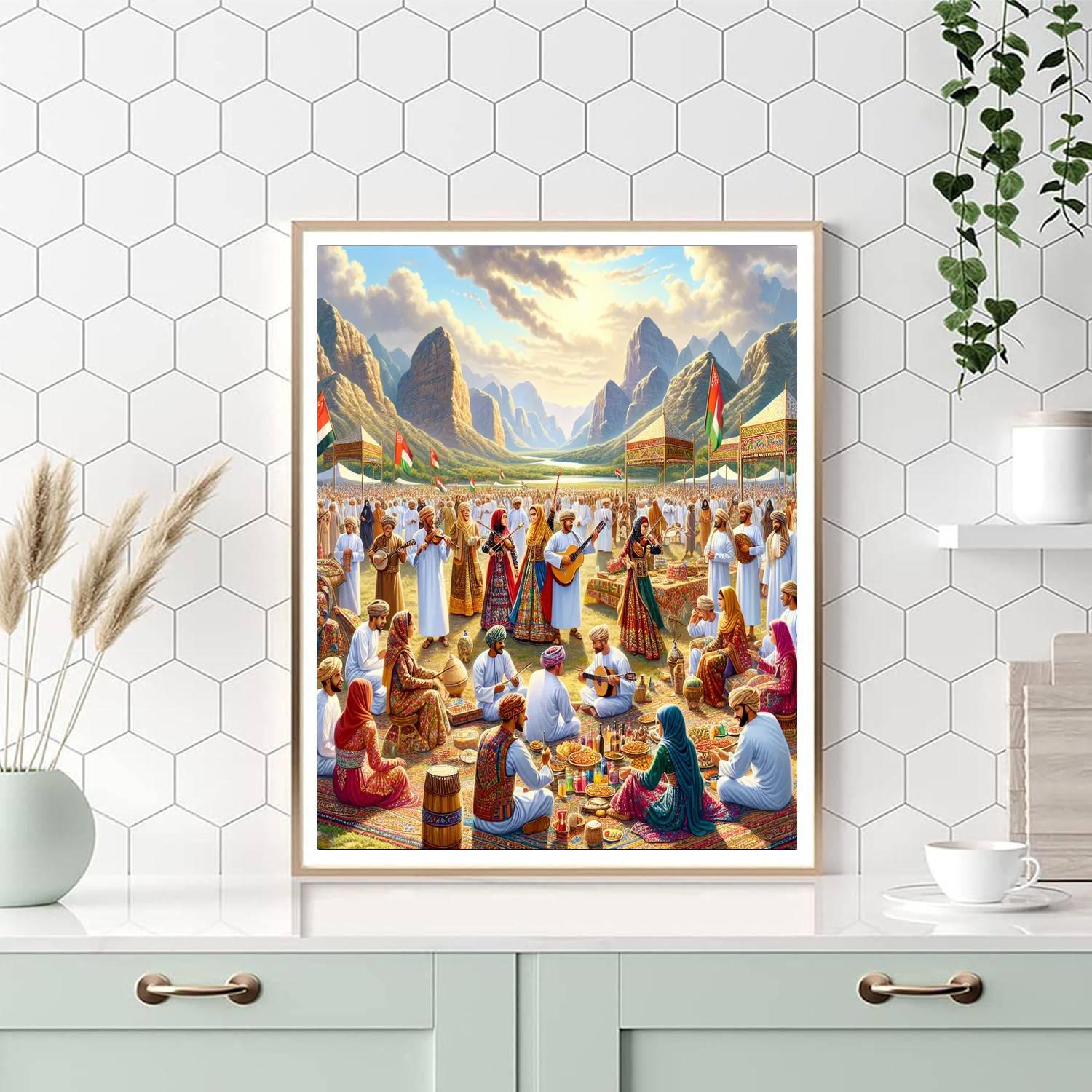 Oman World Tourism Day - Oman Numbered Painting Kits