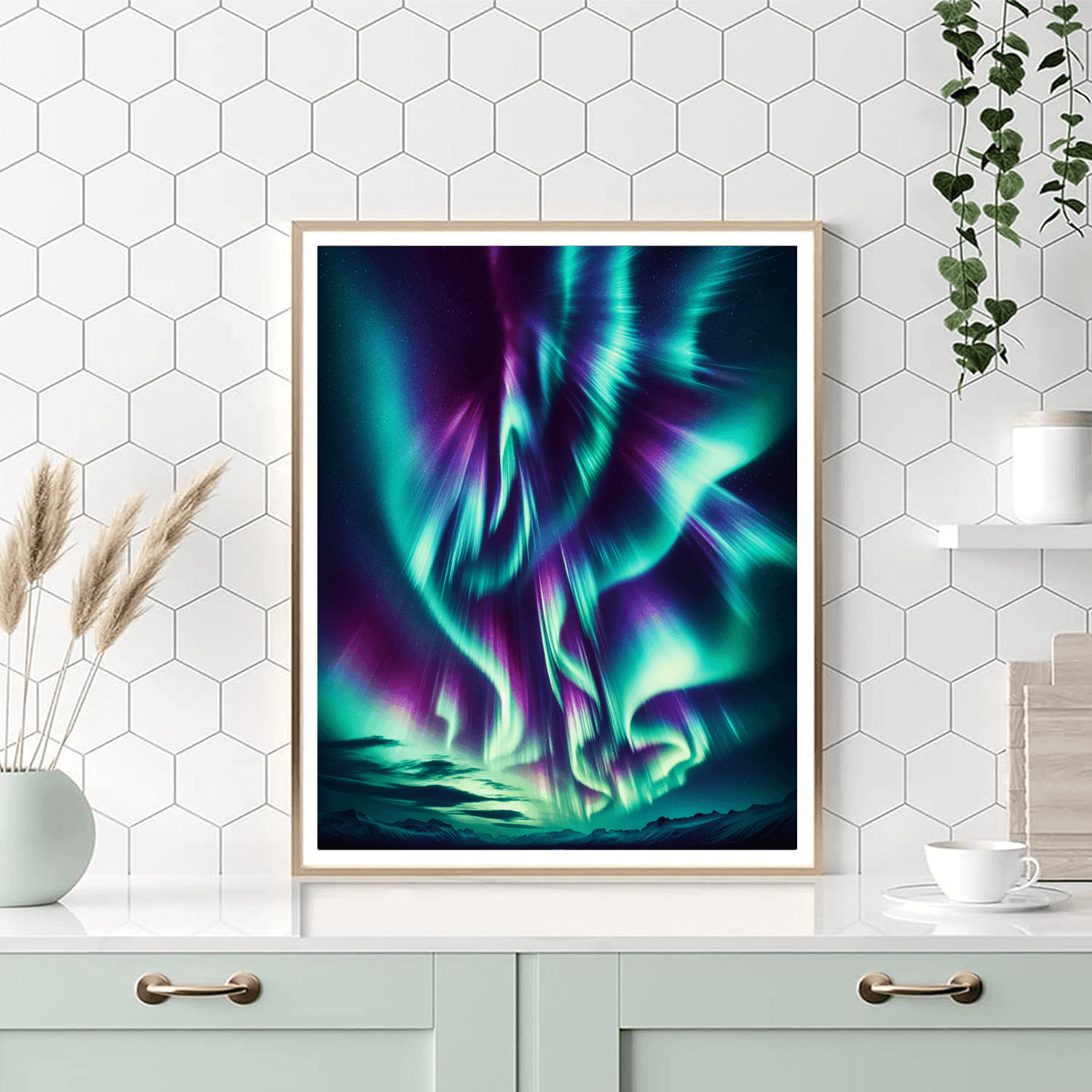 Northern Lights Serenade Paint By Color