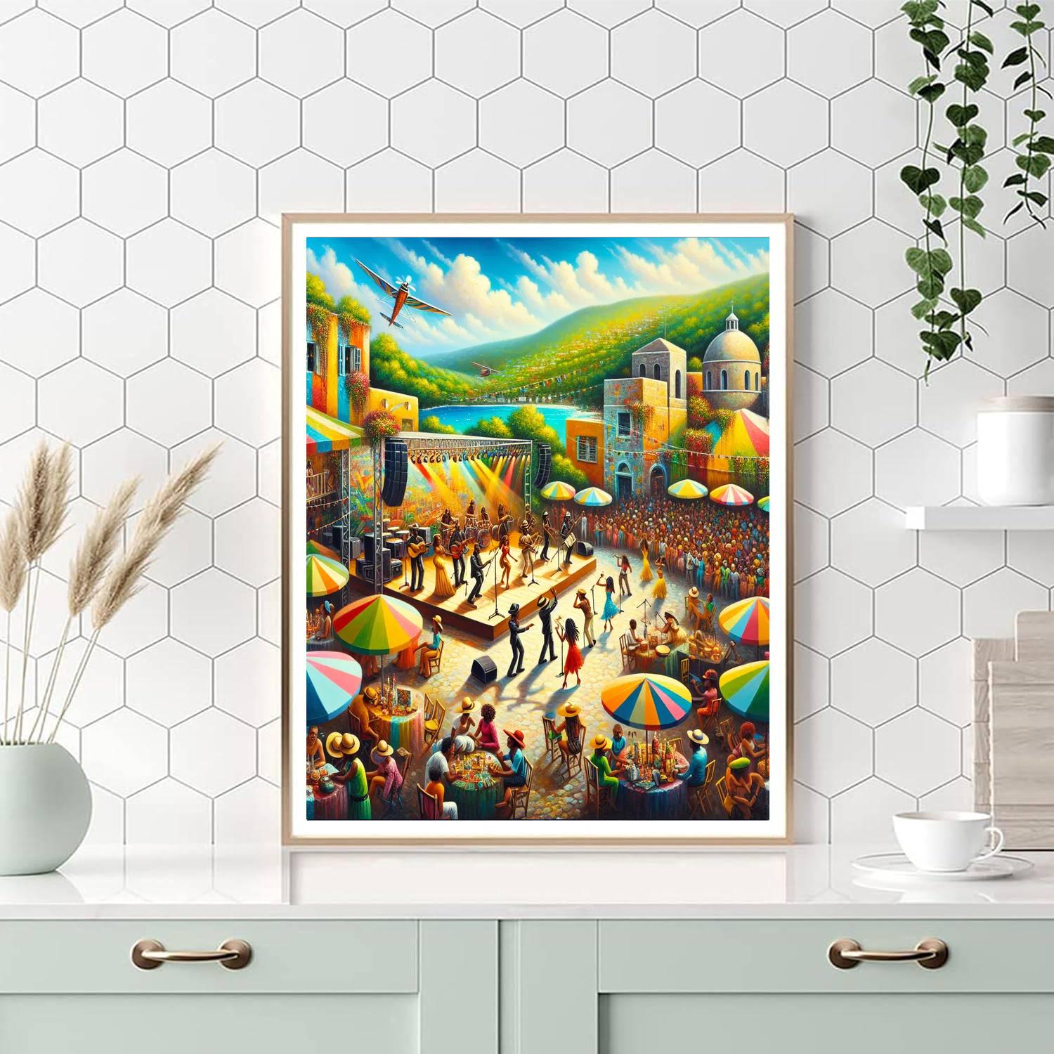 International Festival Of The Arts - Antigua And Barbuda Numbered Painting Kits