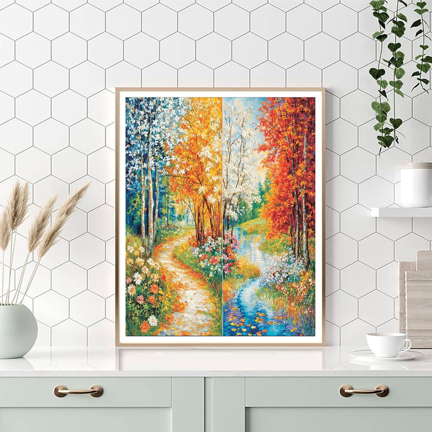 Claude Monet Inspired Timeless Seasons  Painting By Numbers Kit