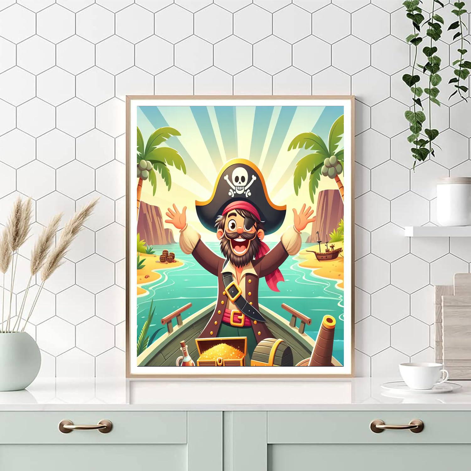 Pirate's Adventure Cove Paint By Numbers Kits