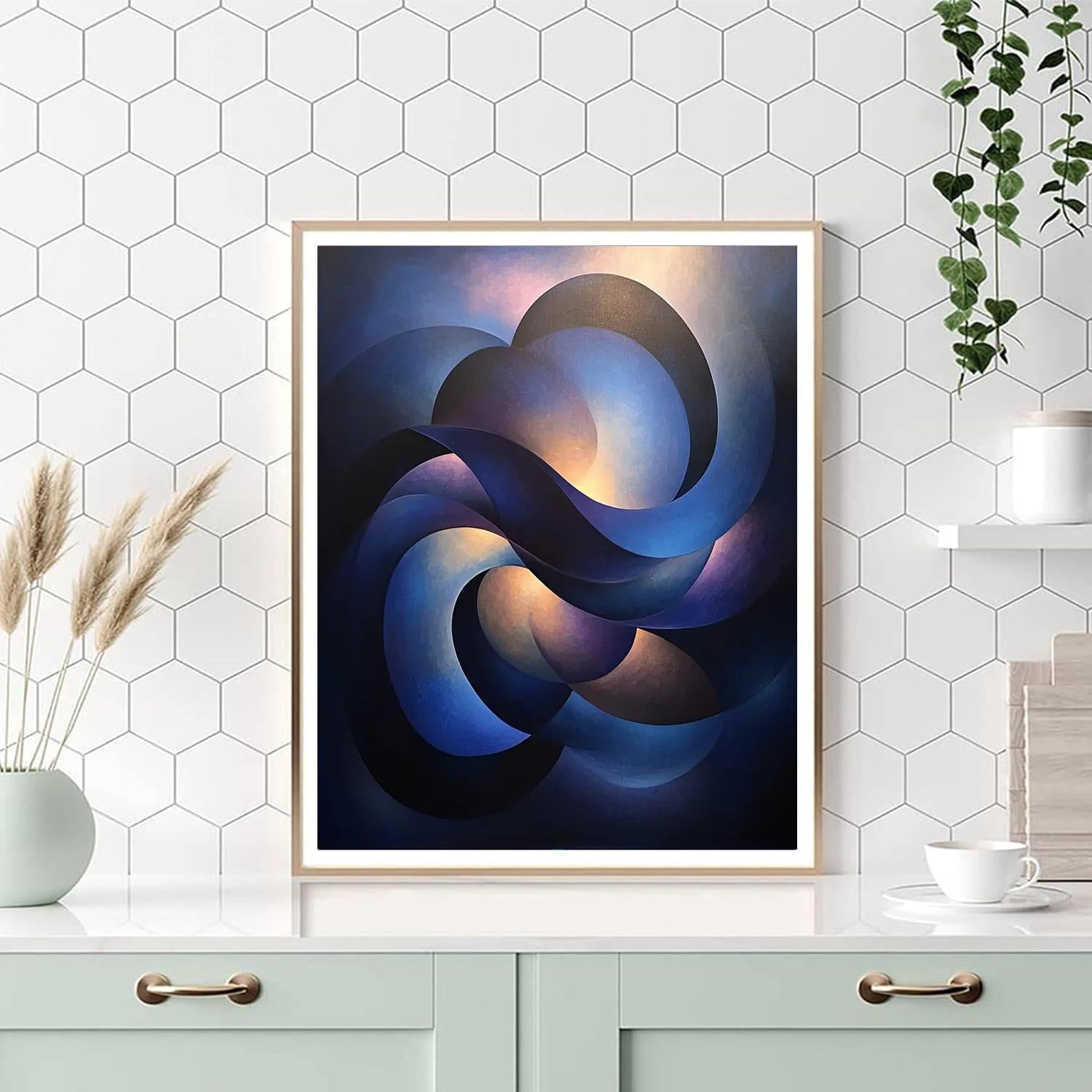 Caravaggio Inspired Eclipse Of The Mind  Number Painting