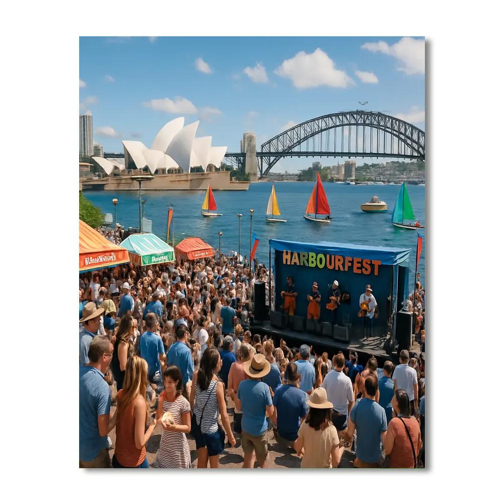 Harbourfest - Australia Paint By Numbers Kits