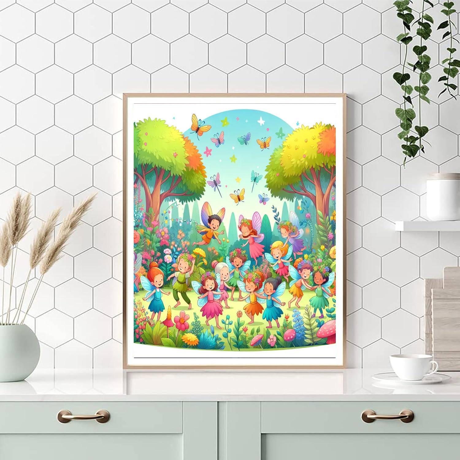 Mystical Fairy Adventure Number Painting