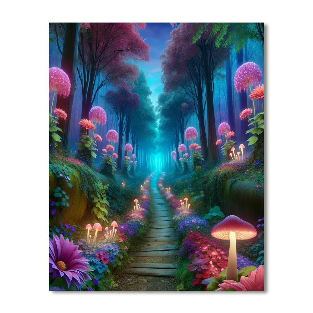 Fantasy Forest Path Numbered Painting Kits