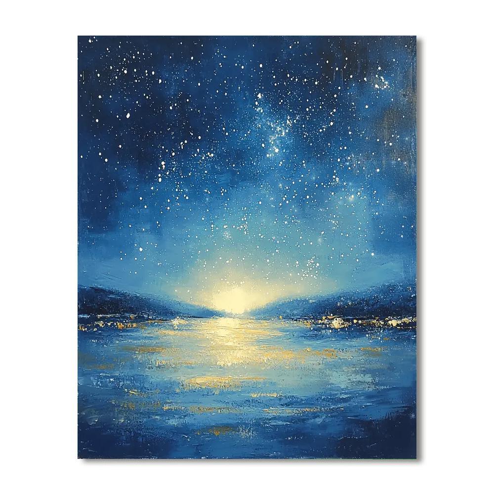 Edgar Degas Inspired Ethereal Symphony Of Stars  Paint By Numbers