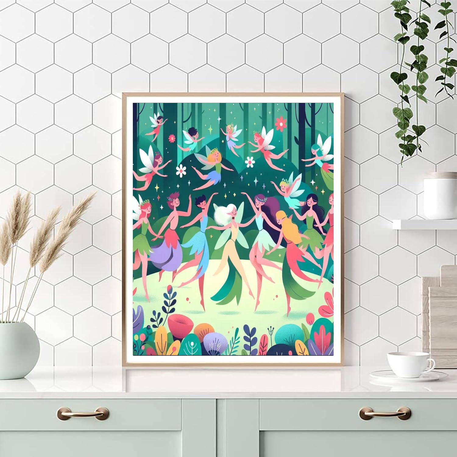 Fairyland Frolic Number Painting
