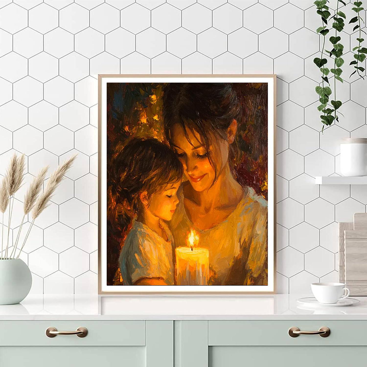 Candlelit Mother's Day Paint By Number