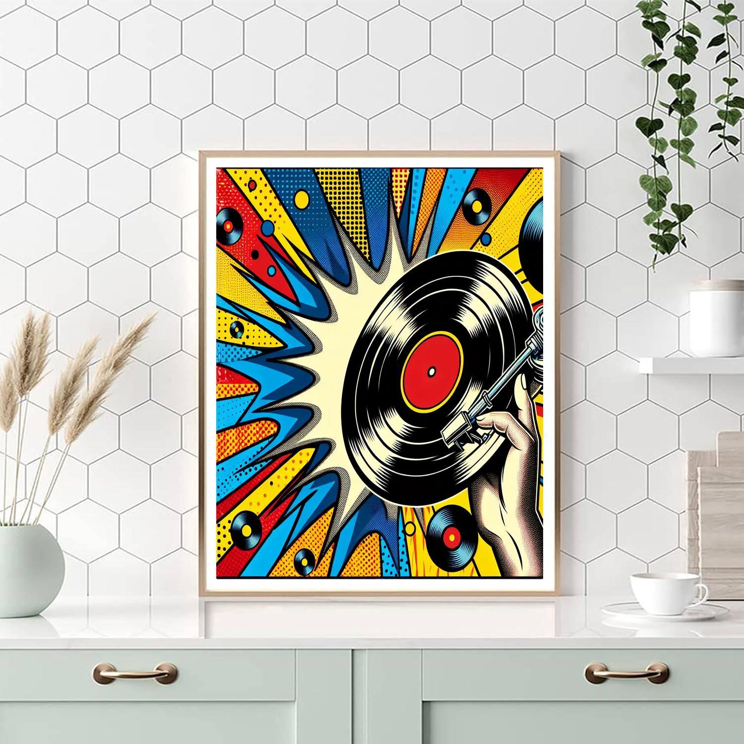 Retro Pop Culture Vibes Numbered Painting Kits