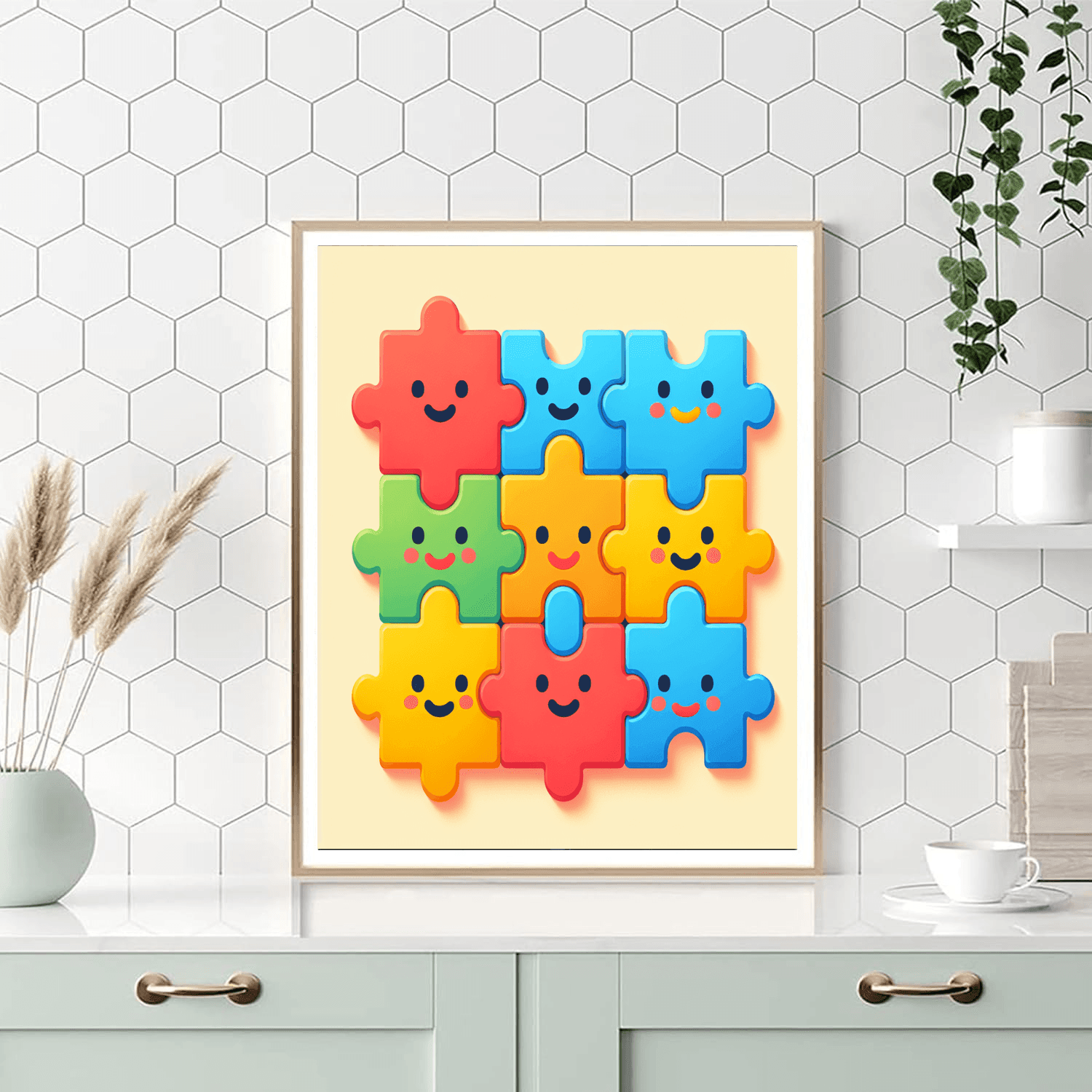 Joyful Jigsaw Puzzle Painting By Numbers Kit