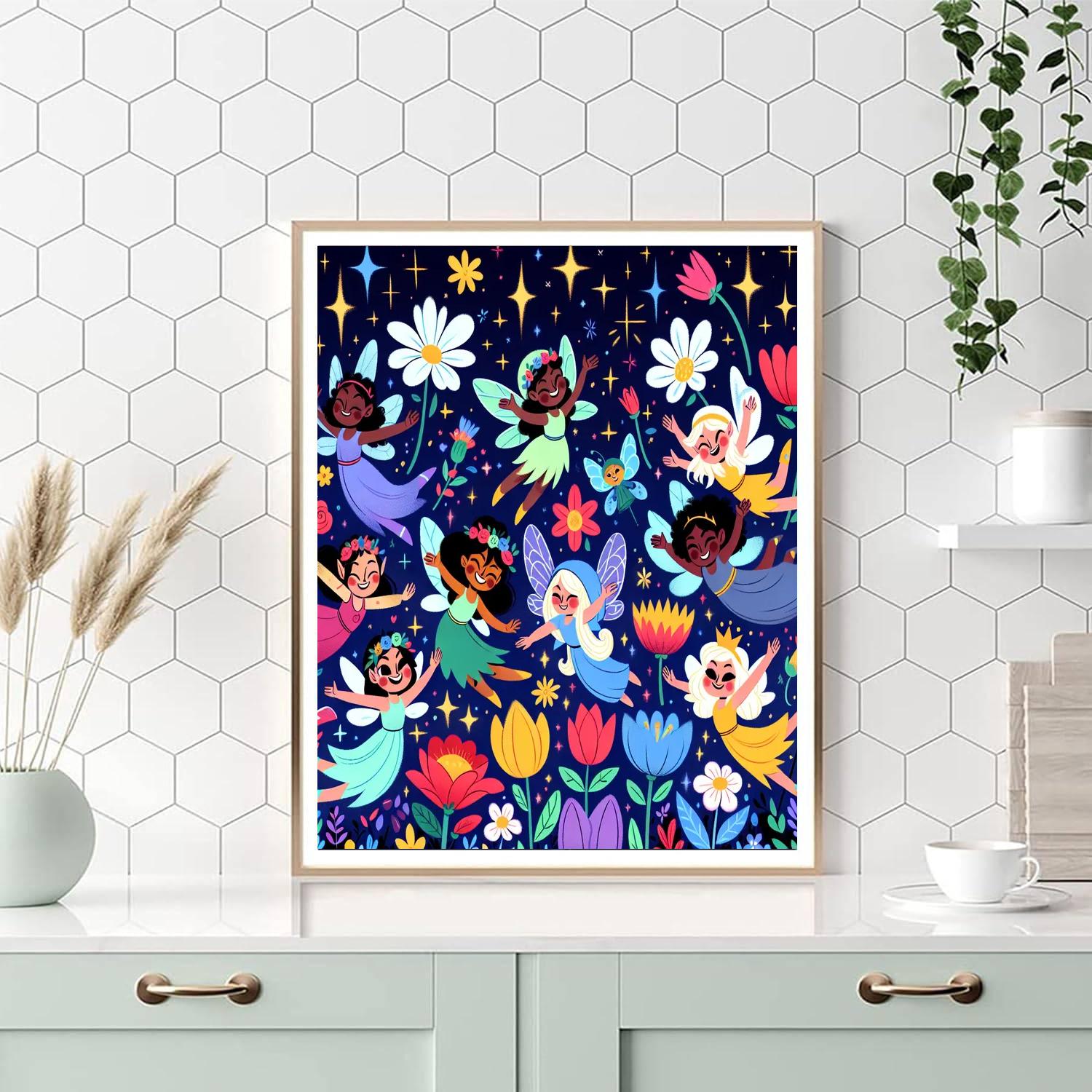 Fairy Friends Painting Number Kit