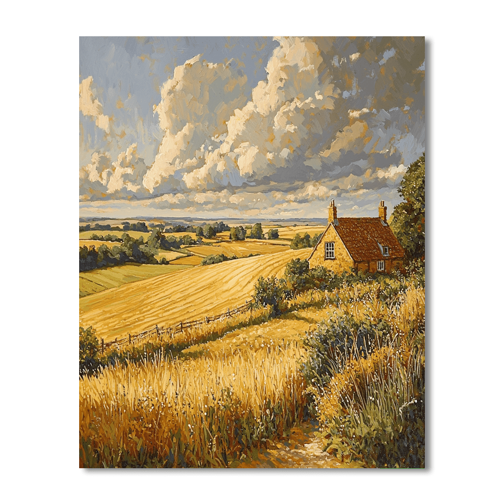 John Constable Inspired Timeless Countryside  Paint By Color