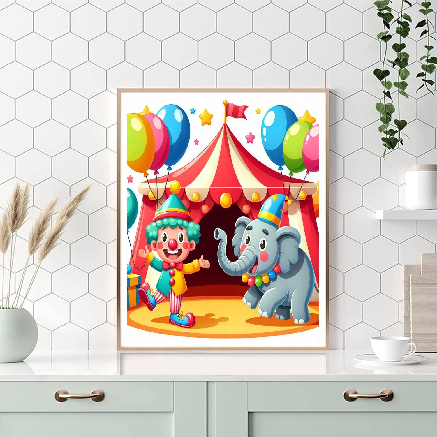 Circus Circus DIY Paint By Numbers