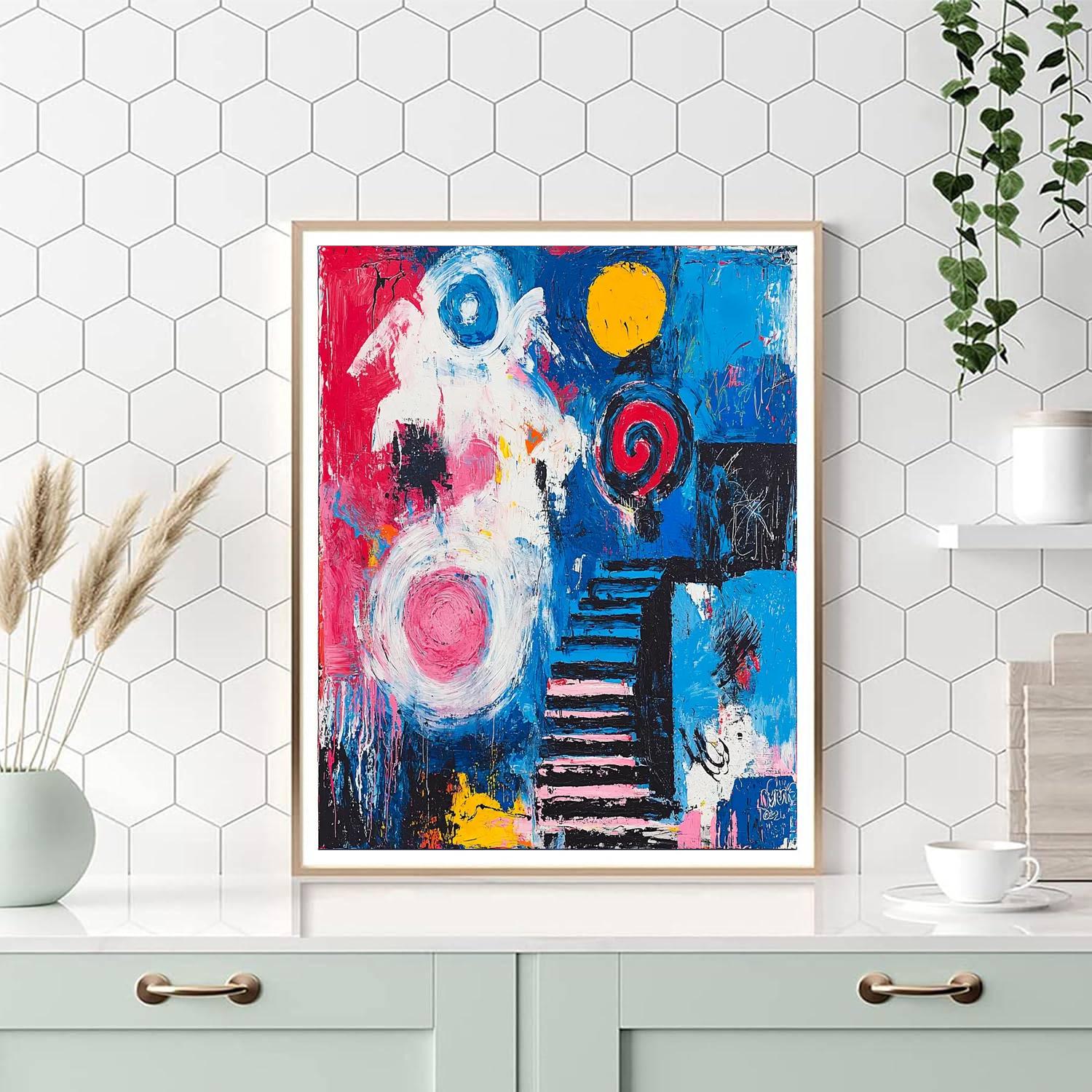 Jean-Michel Basquiat Inspired Metaphysical Journeys  Paint By Numbers Kits