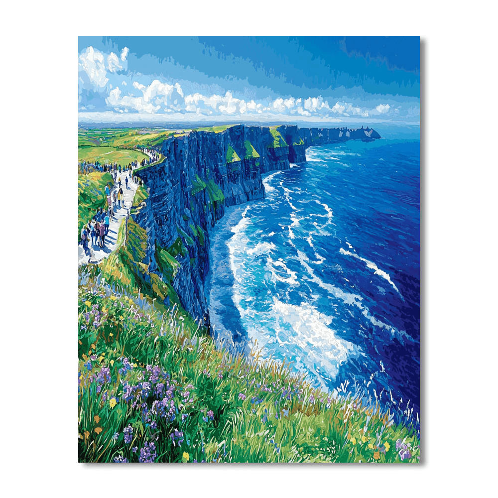 Cliffs Of Moher DIY Paint By Numbers