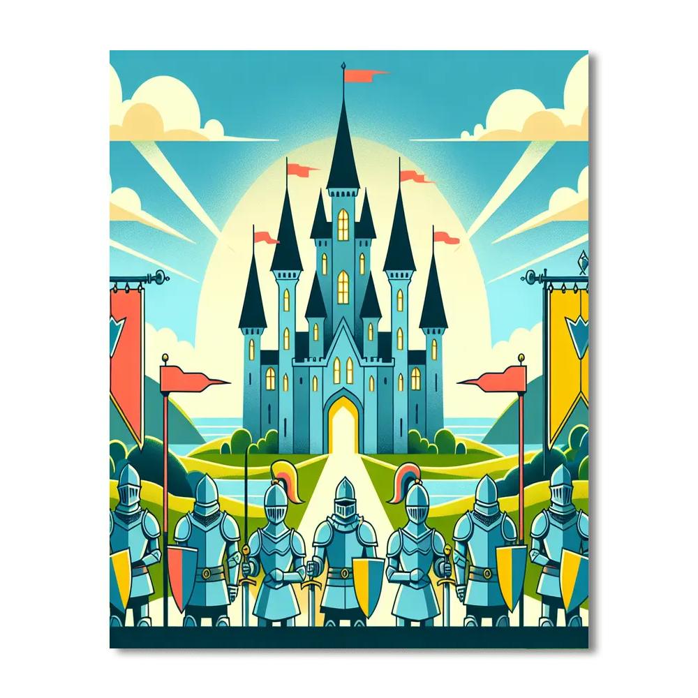 Kingdom Of Knights Numbered Painting Kits