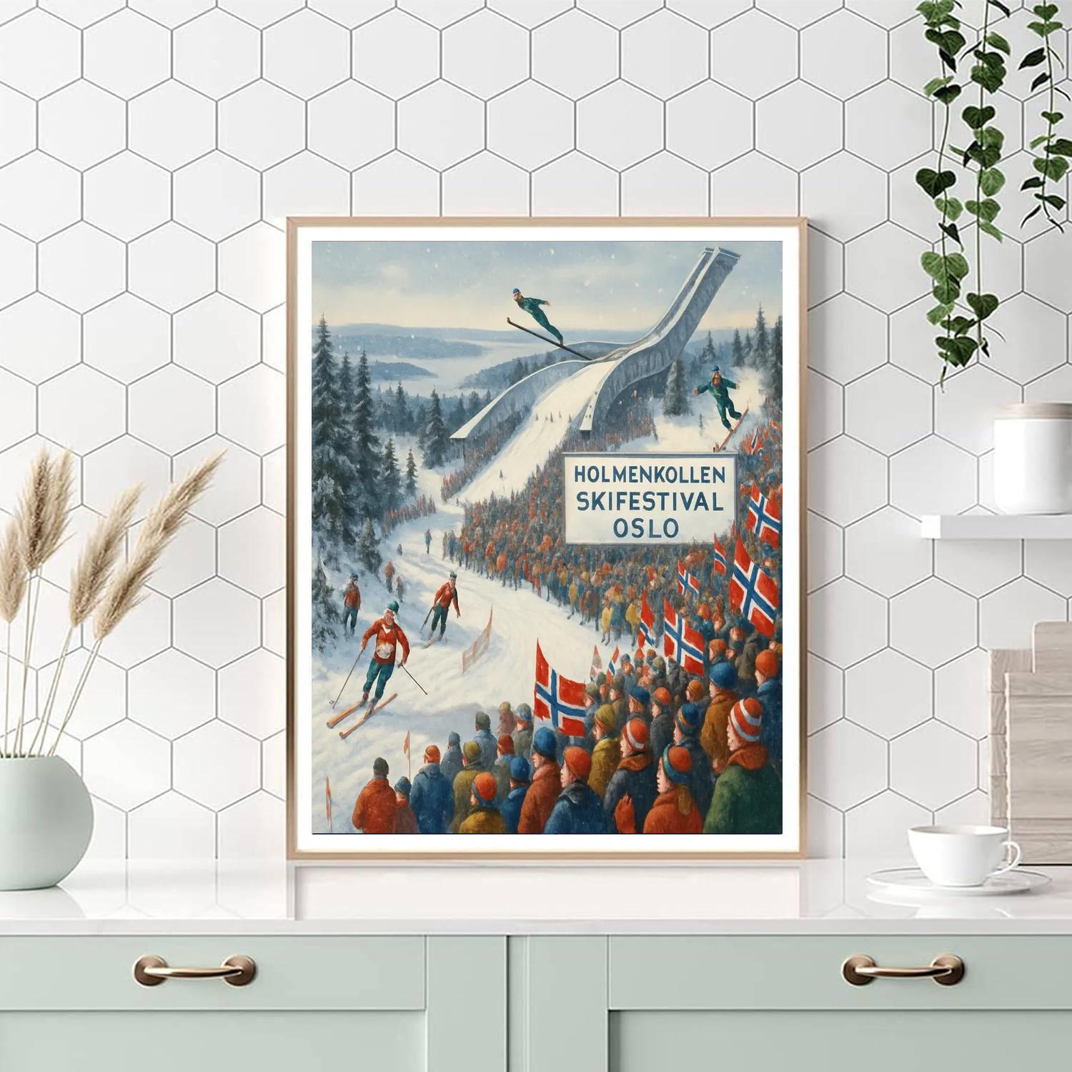 Holmenkollen Ski Festival - Oslo, Norway DIY Paint By Numbers