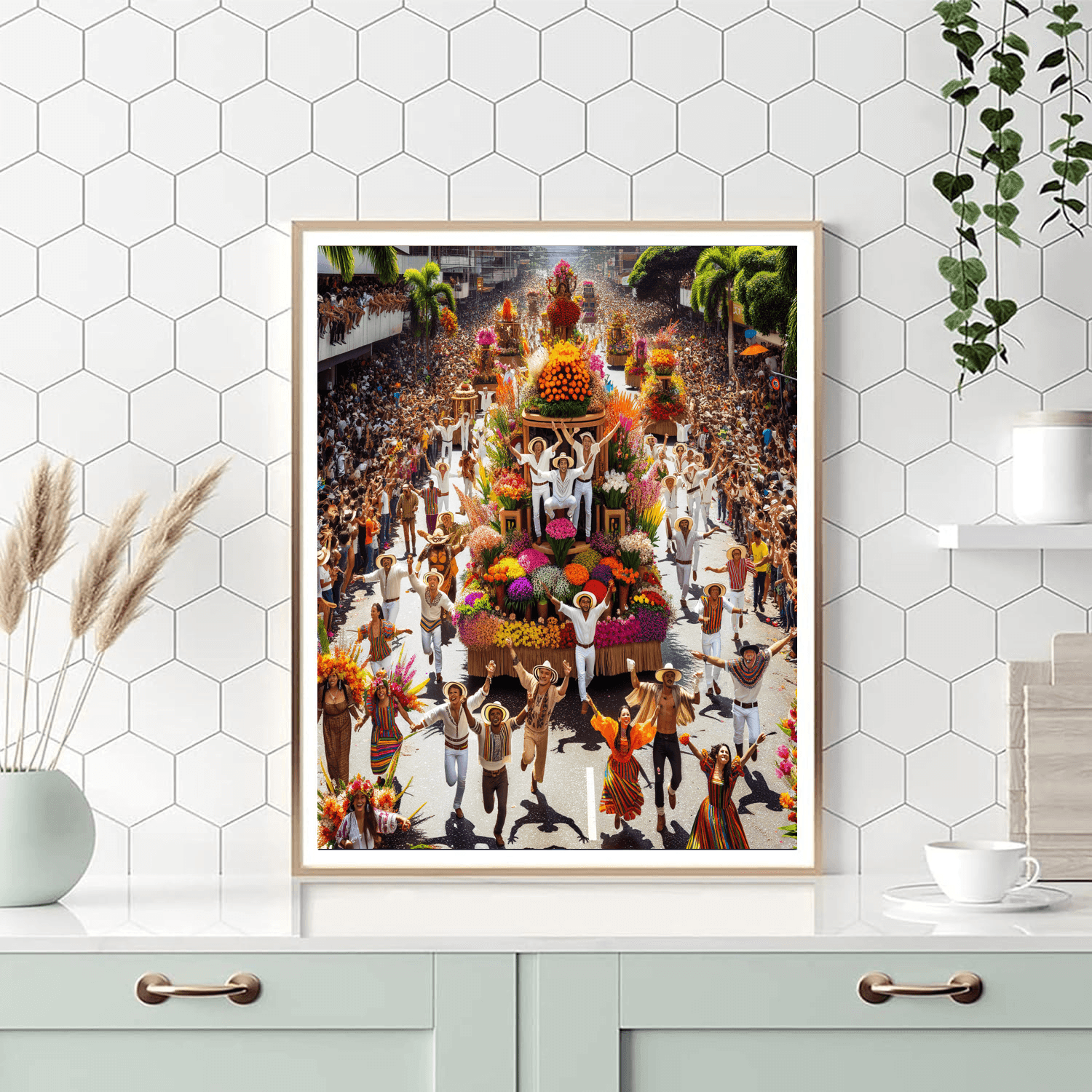 Flower Festival - Mexico Numbered Painting Kits