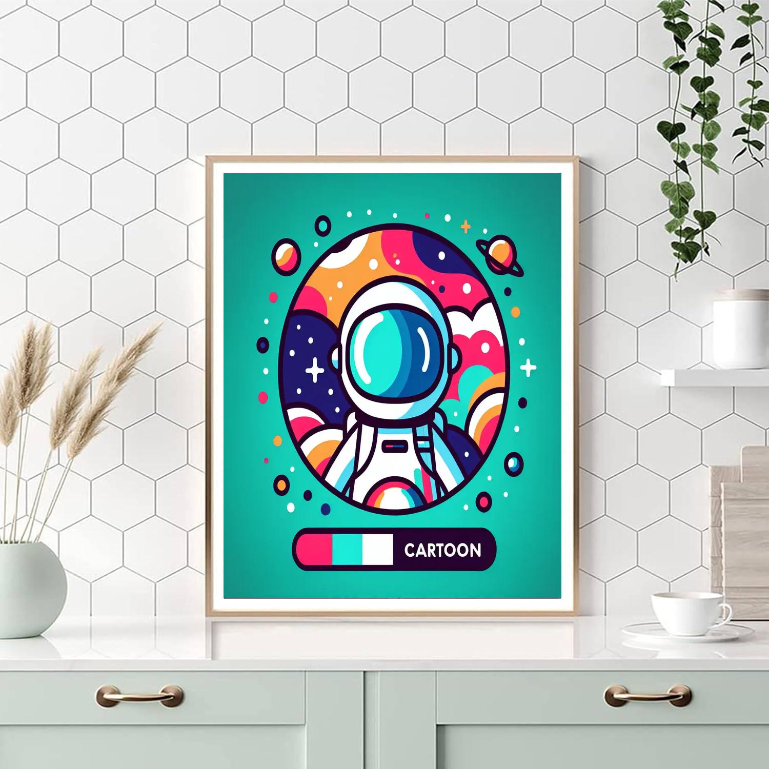 Adventure Space Odyssey Painting Number Kit