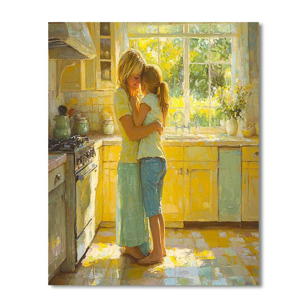 Morning Hugs And Sunshine Number Painting