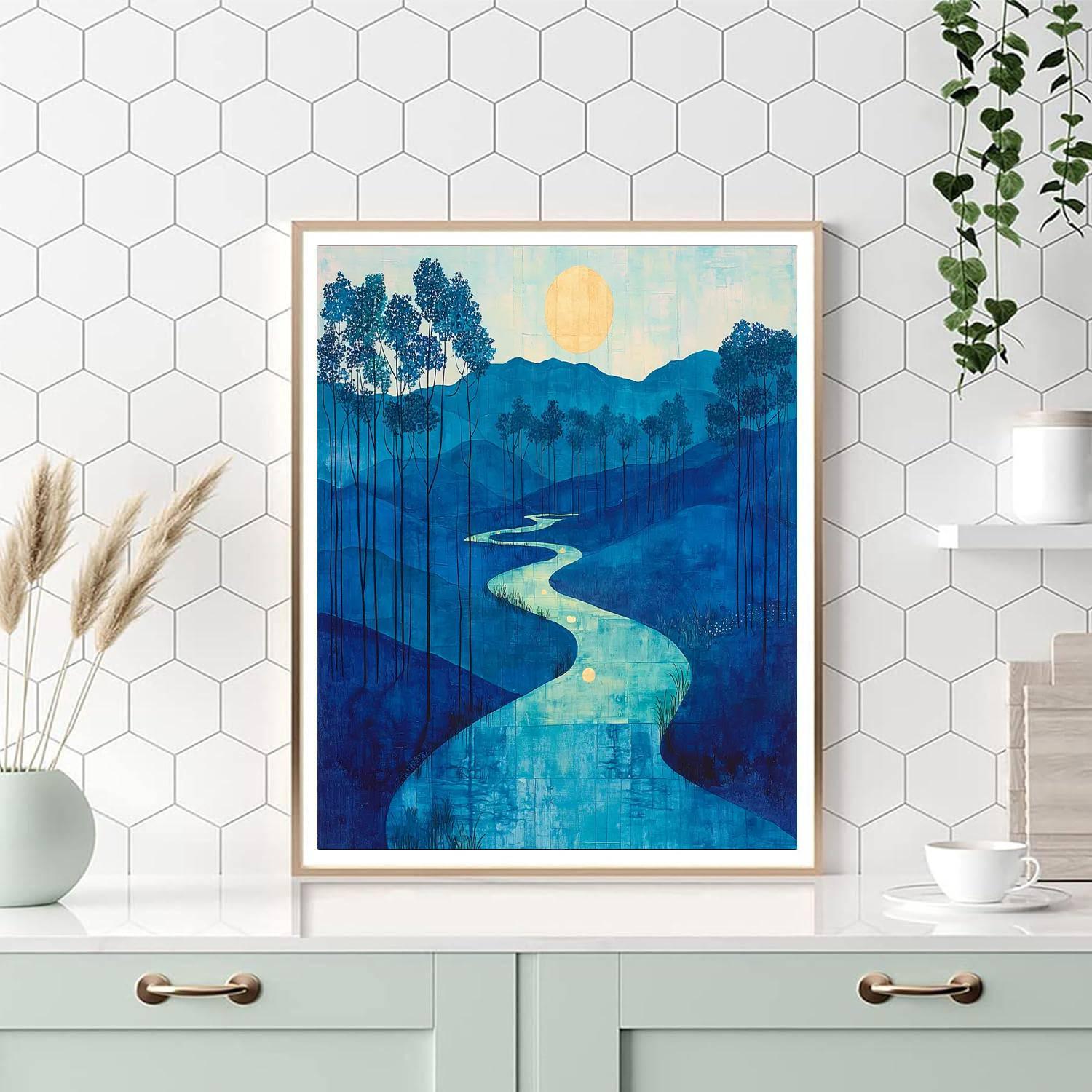 Nandalal Bose Inspired Dance Of The River Spirits  DIY Paint By Numbers