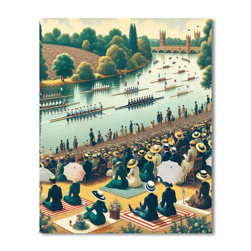 Henley Royal Regatta Numbered Painting Kits