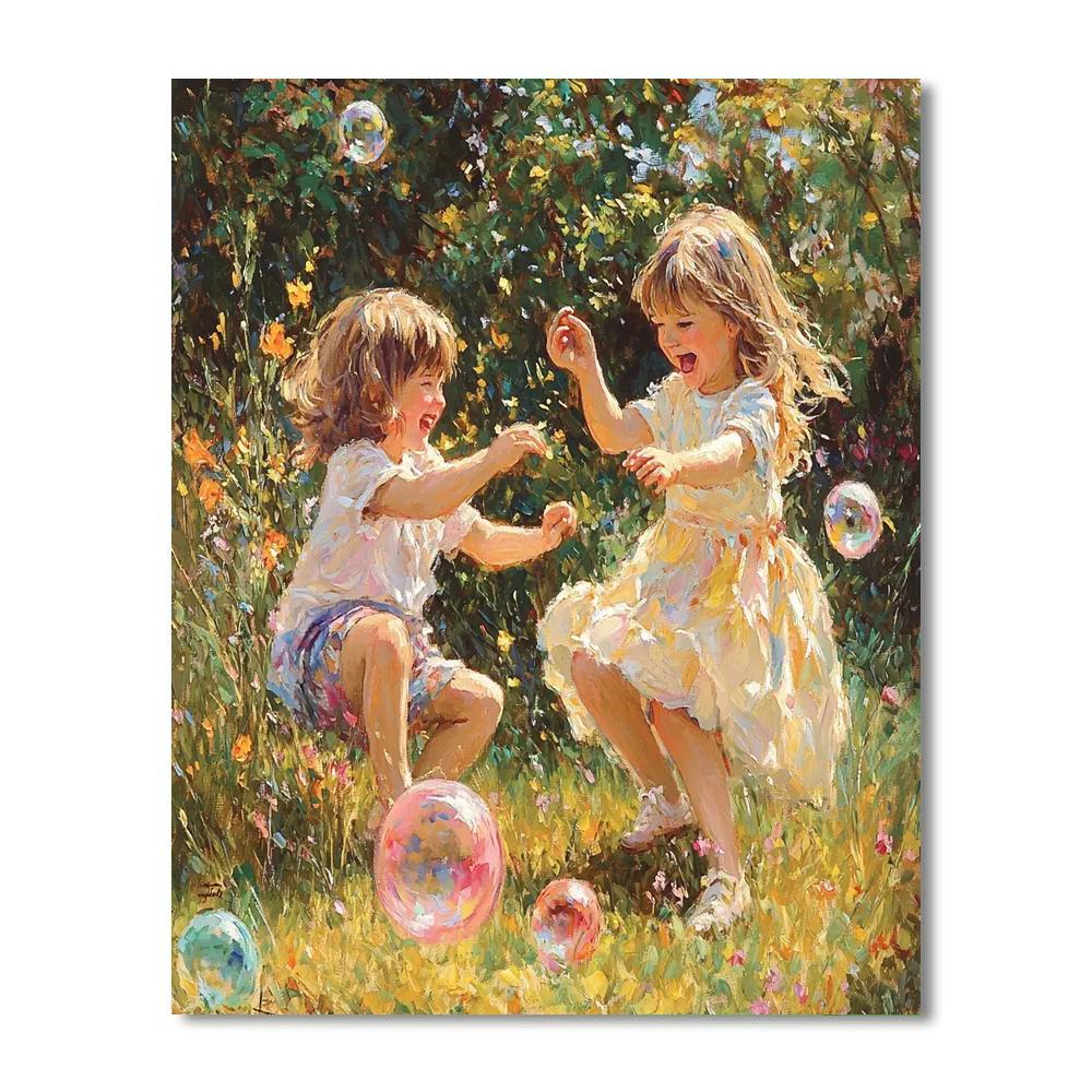 Bubbles And Giggles Paint By Number
