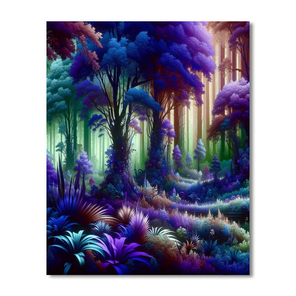 Tangled Forest Dreams Paint By Color