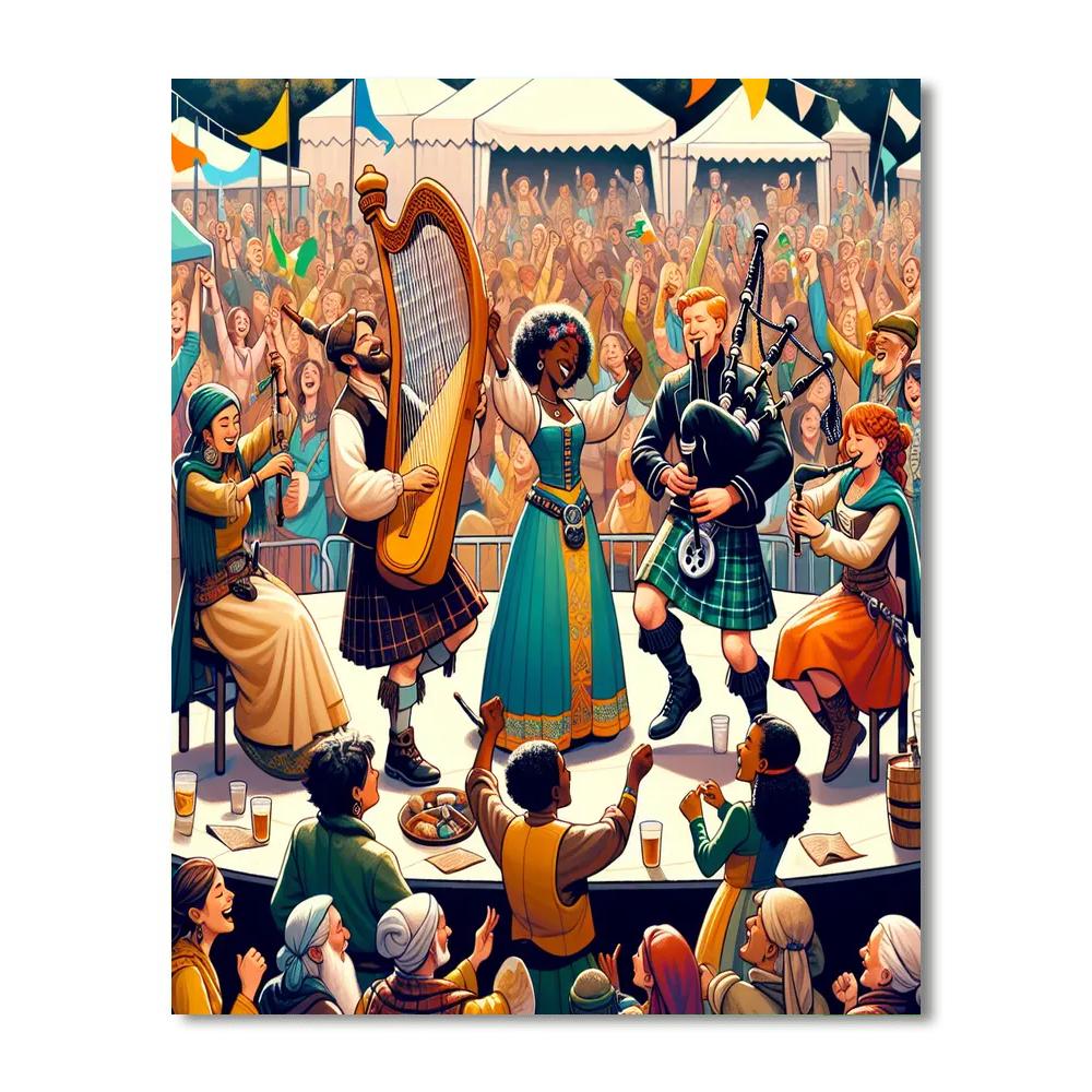 Celtic Festival Paint By Number