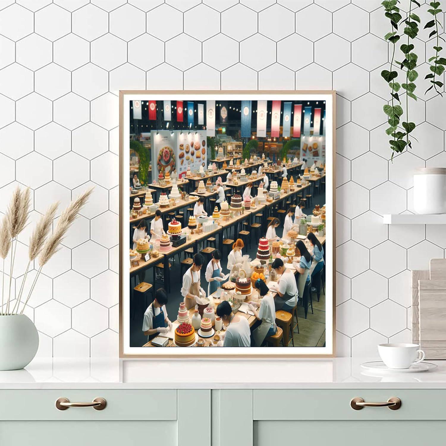 The Great British Bake Off Festival Number Painting