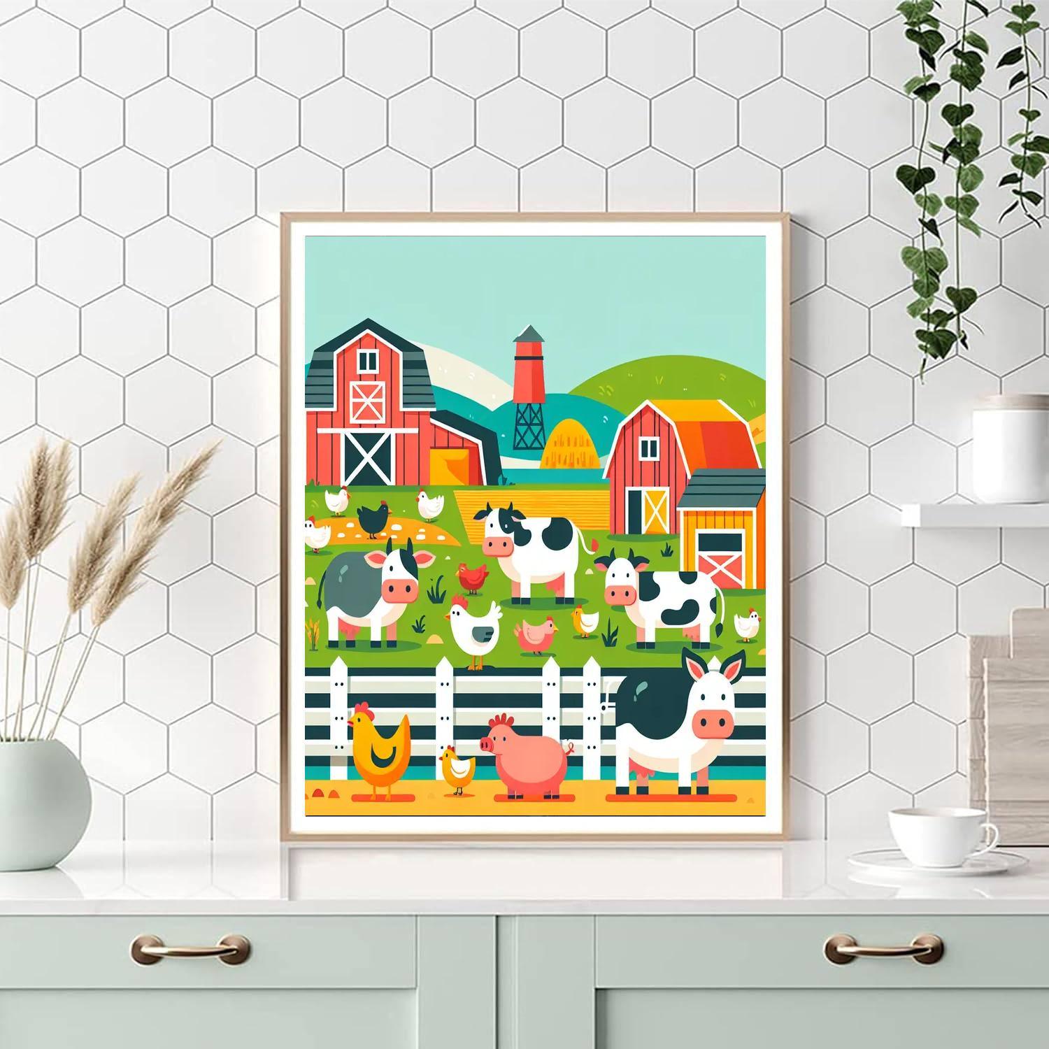 Farmyard Fun Time Paint By Number