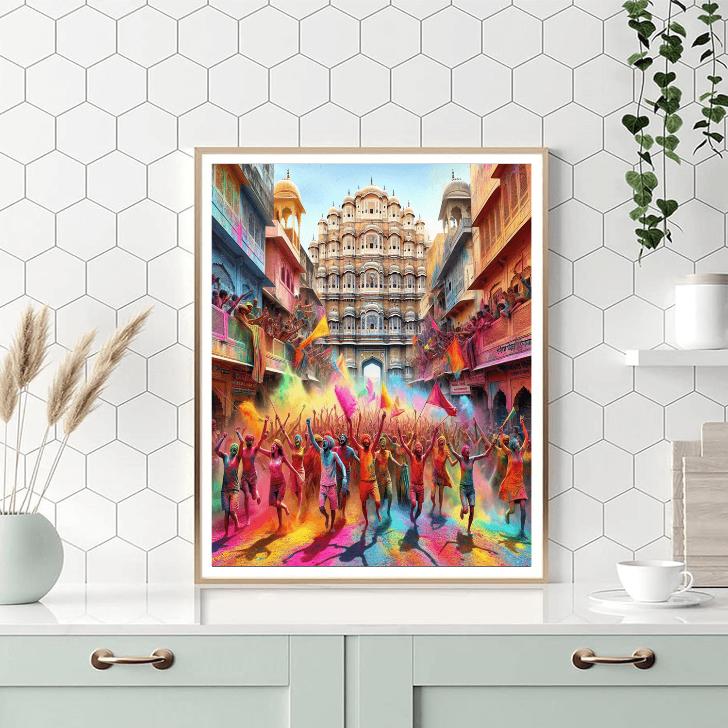 Holi Festival - Jaipur Numbered Painting Kits