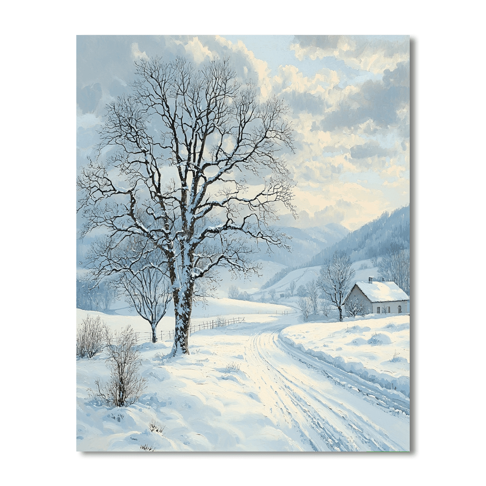 Caspar David Friedrich Inspired Stillness Of Winter  Paint By Numbers Kits