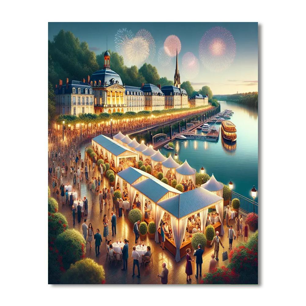 Fête Du Vin - Bordeaux Paint By Numbers