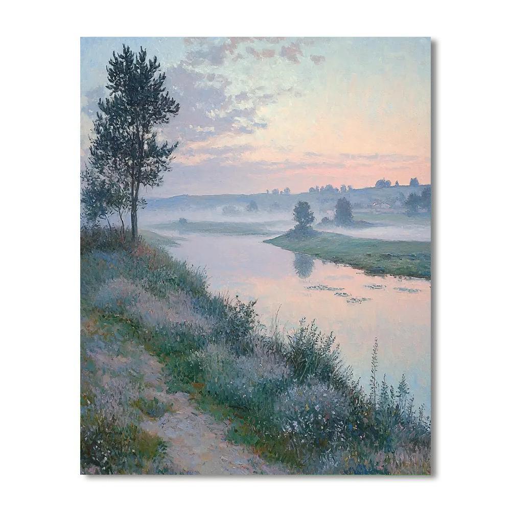 Edgar Degas Inspired Essence Of Morning Mist  Paint By Color