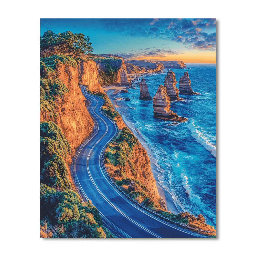 The Great Ocean Road - Australia DIY Paint By Numbers