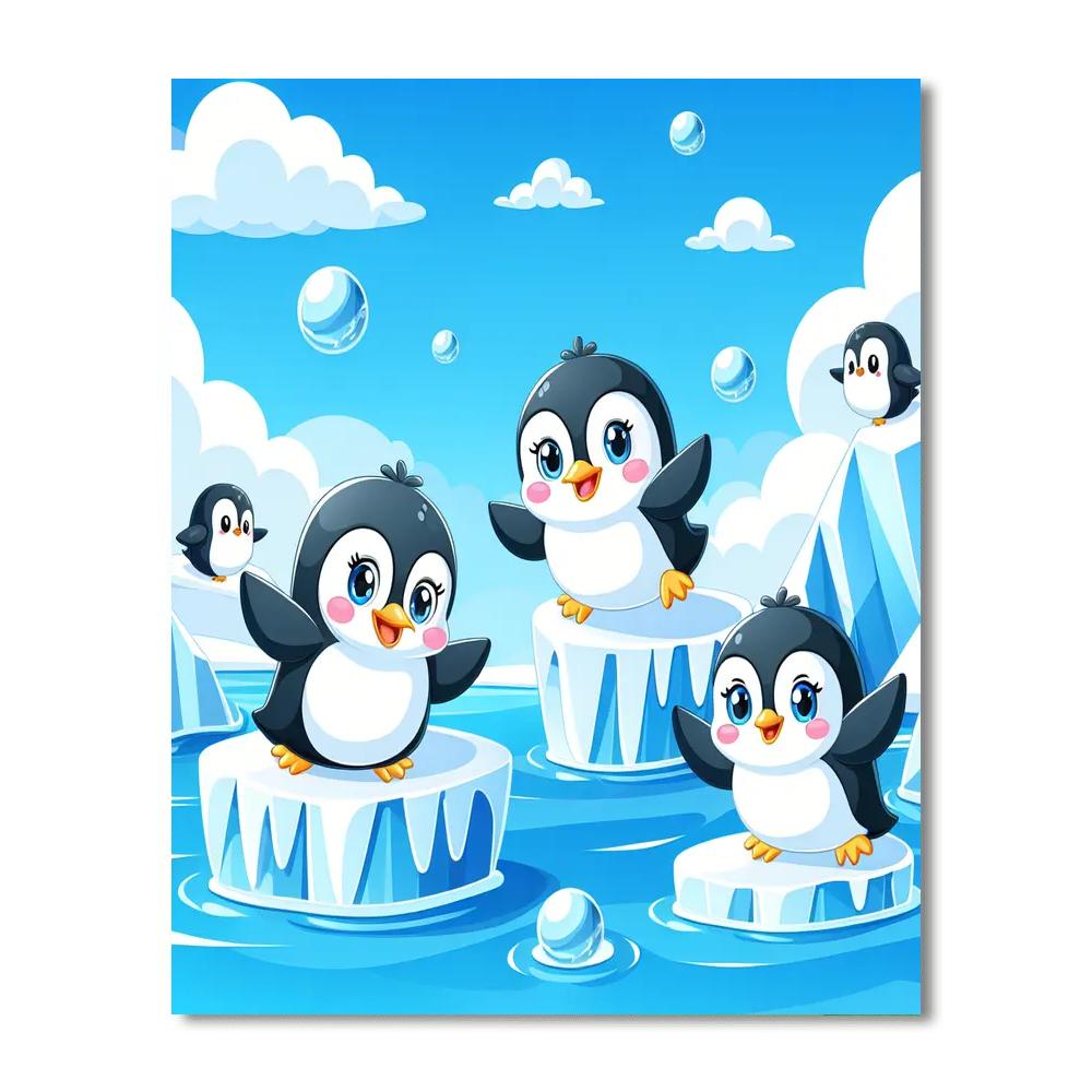Adventure Penguins Paint By Numbers
