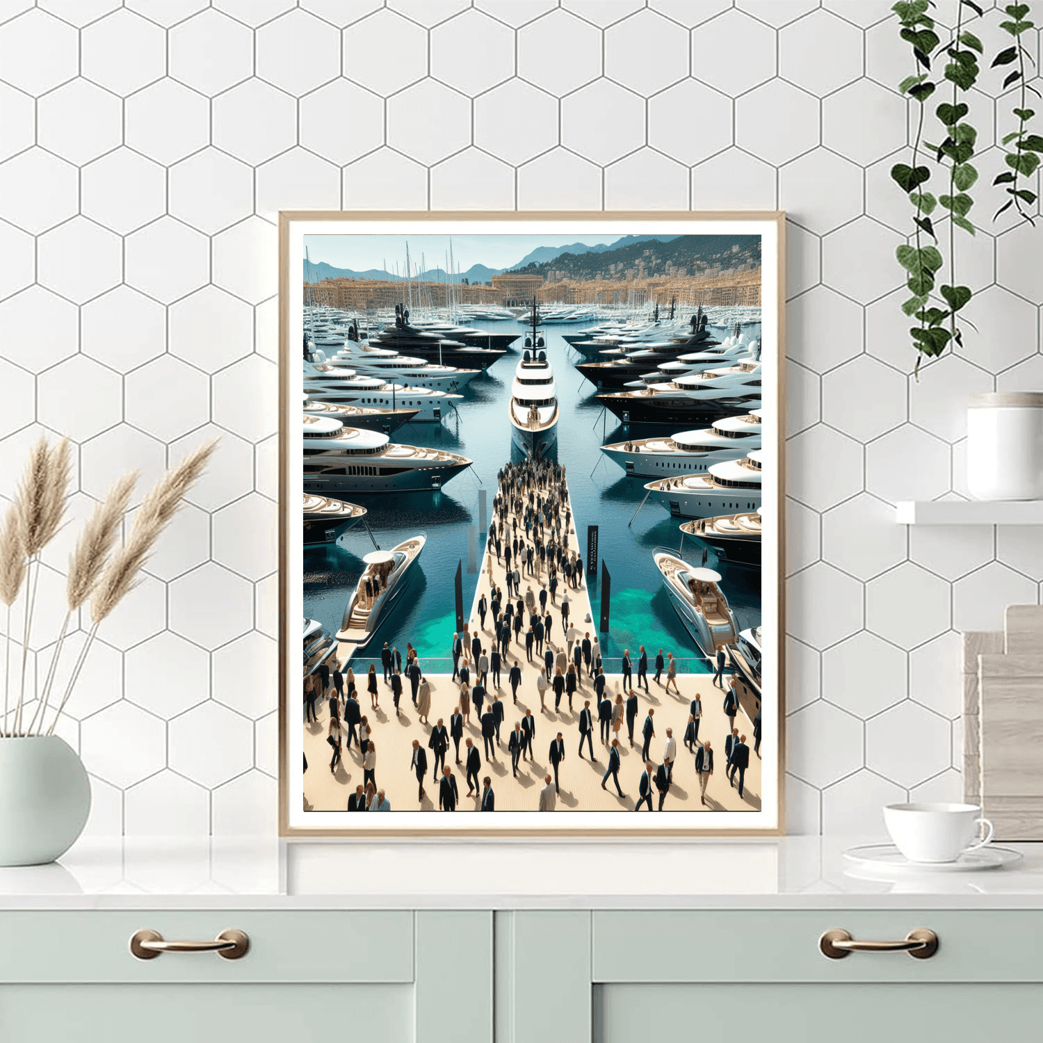 Monaco Yacht Show - Monaco Paint By Numbers Kits