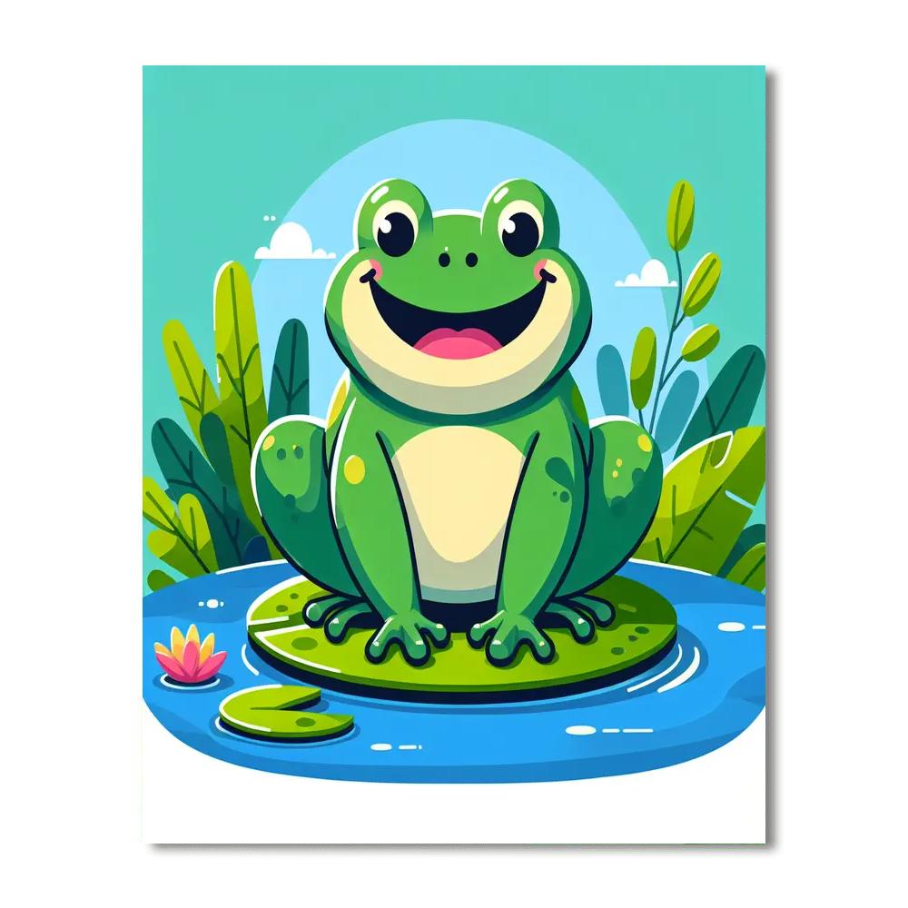 Giggly Frog Numbered Painting Kits