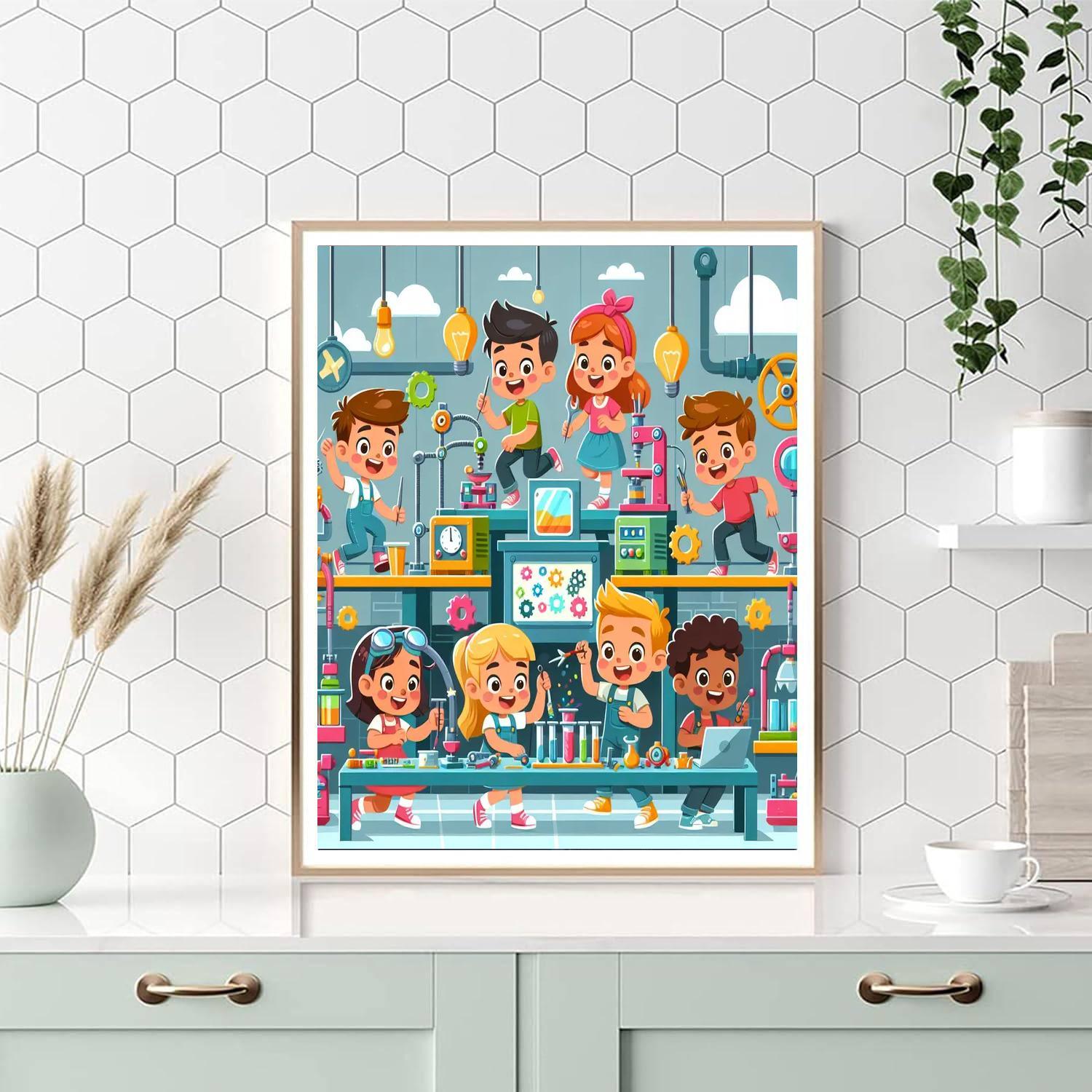 Incredible Invention Factory Paint By Numbers Kits