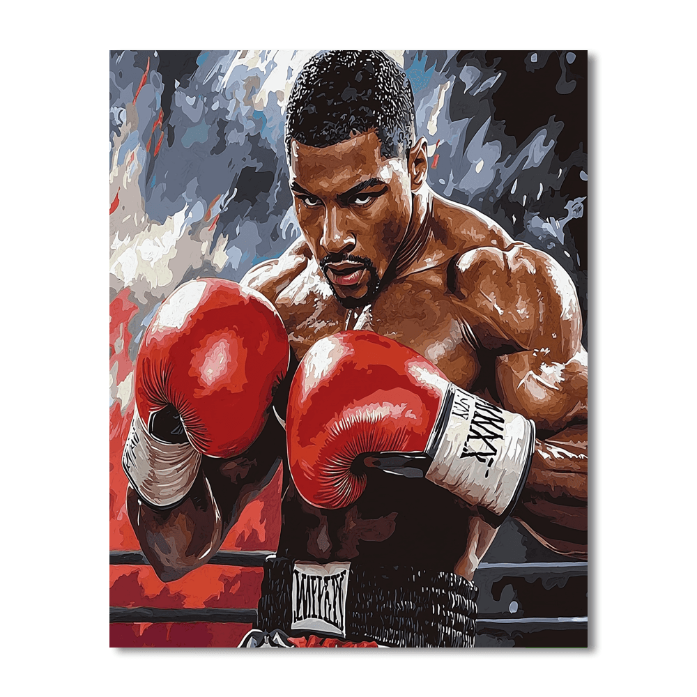 Michael B. Jordan: Creed's Determined Heartbeat Paint By Number