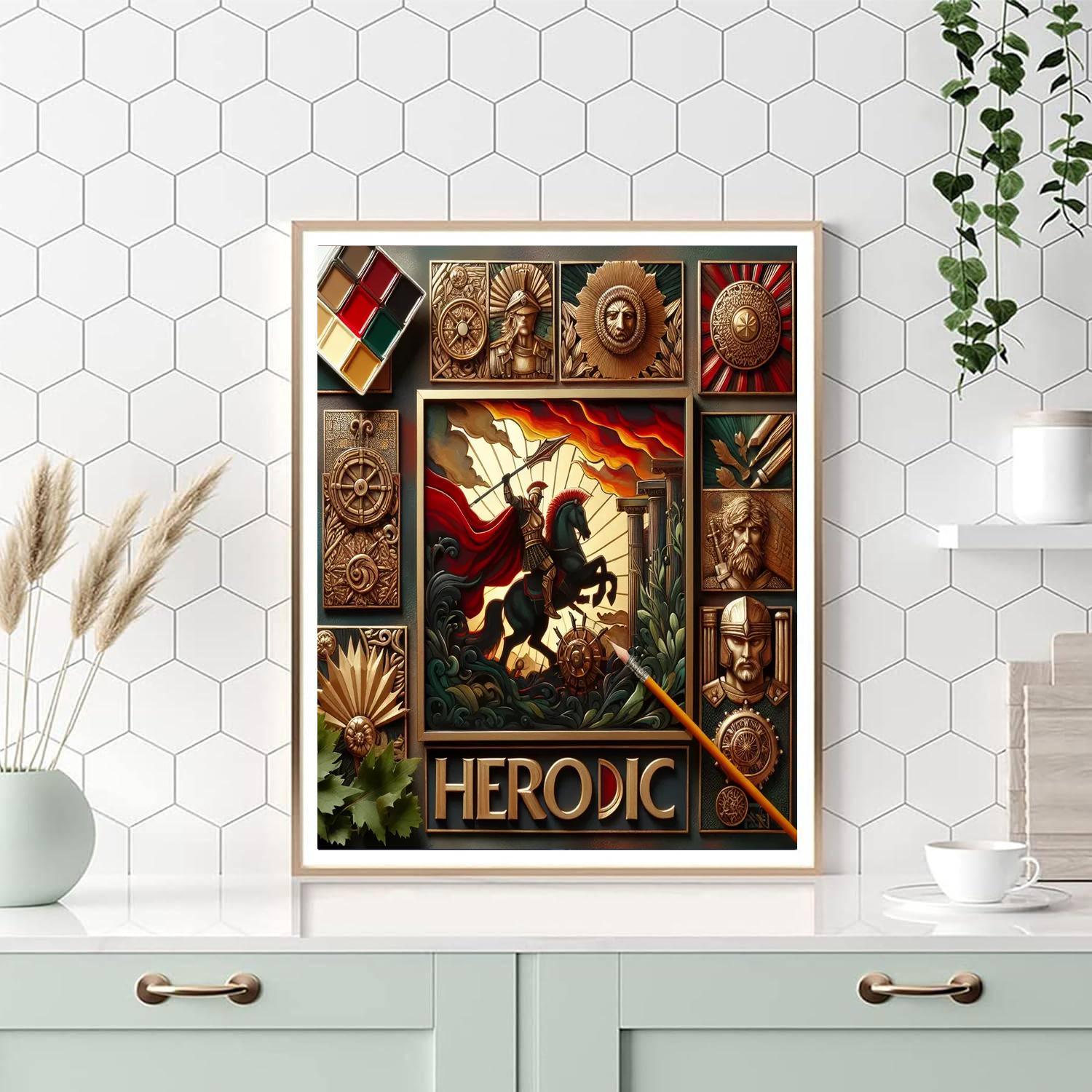 Mulan's Courage Painting Number Kit