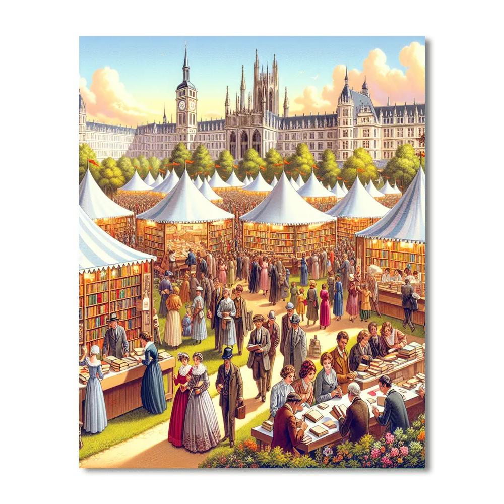 Edinburgh Book Festival Number Painting