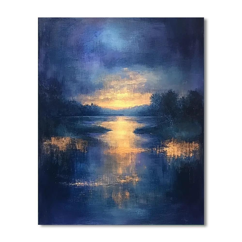 Edgar Degas Inspired Harmony Of Nightfall  Paint By Numbers